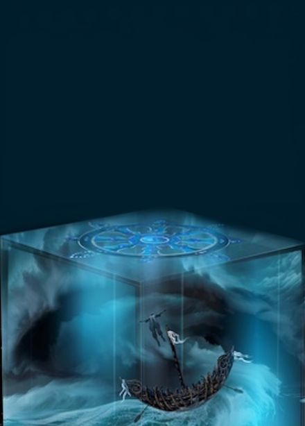 Пегий пёс, бегущий краем моря